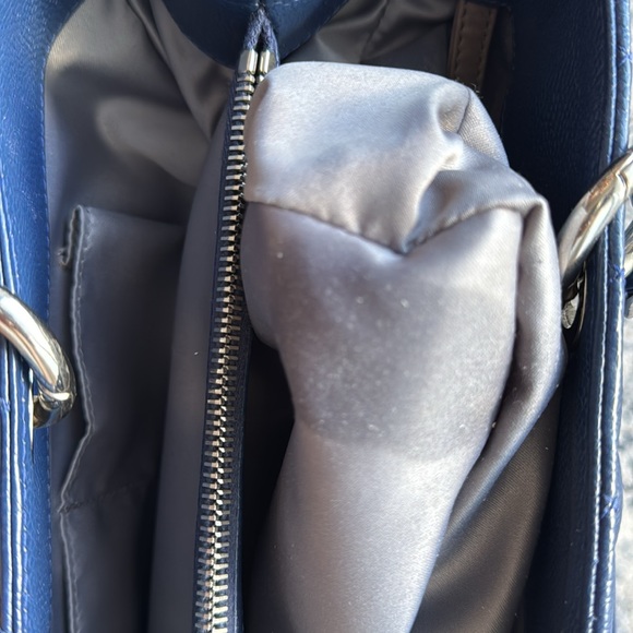 Chanel Caviar Leather Large Navy Blue Quilted GST Tote Bag with Dust Cover - Picture 12 of 17